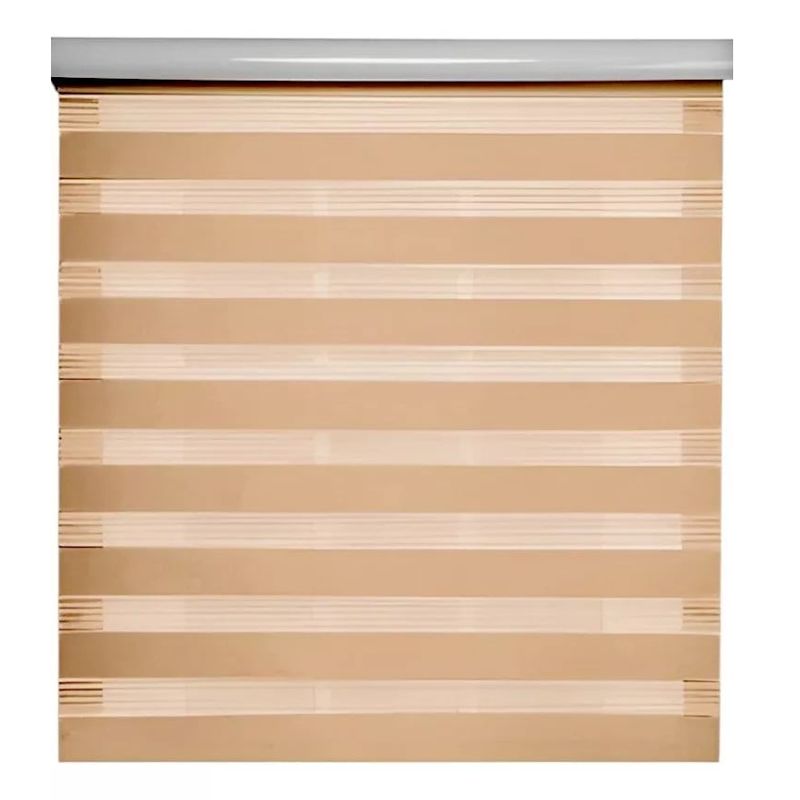 GENERICO - Cortina Roller Blackout Cafe Persianas Roller Dia Y Noche 150x200