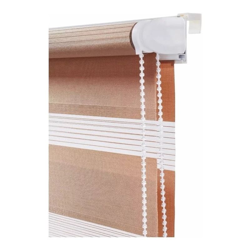 GENERICO - Cortina Roller Blackout Cafe Persianas Roller Dia Y Noche 60x200