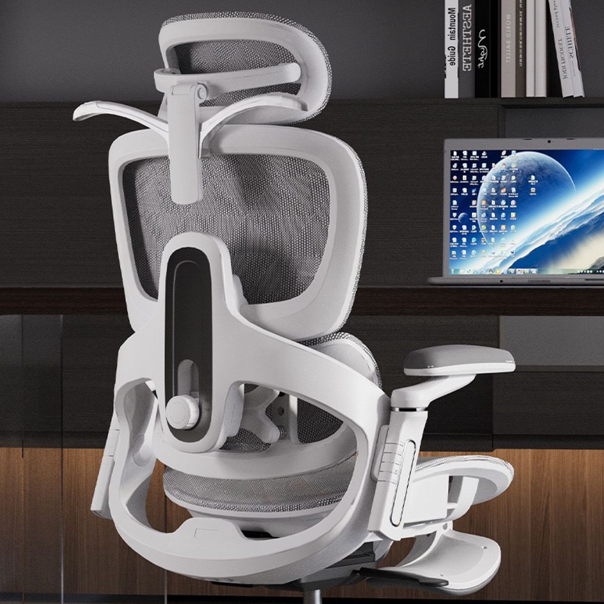 LUBABYCAS - Silla De Escritorio Reclinable E05 Gris Lubabycas