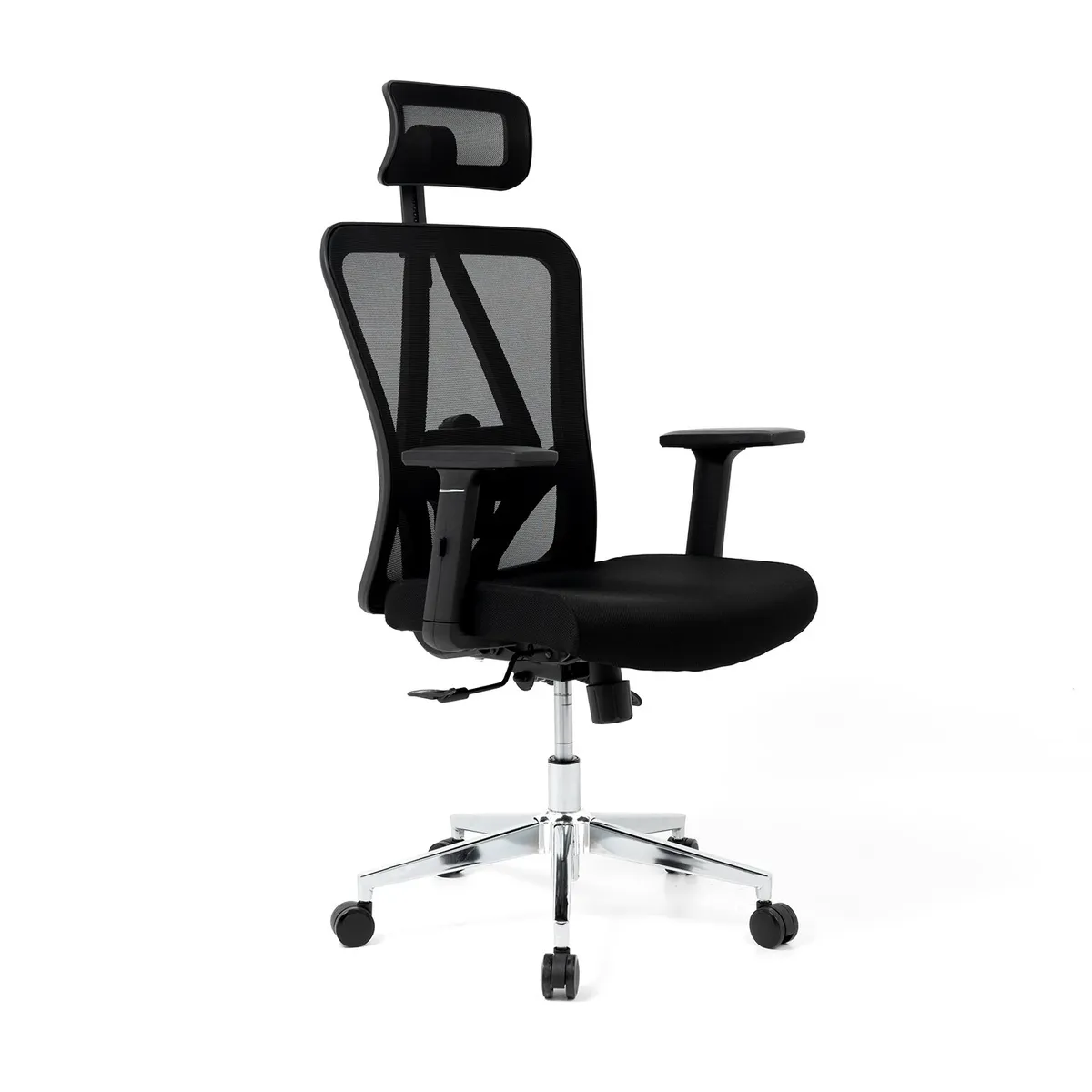 RELAN - Silla de Escritorio Presidente Nairobi con Base Cromada