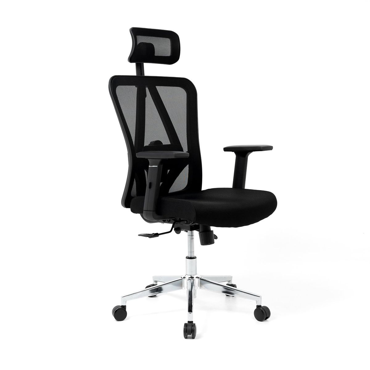 RELAN - Silla de Escritorio Presidente Nairobi con Base Cromada