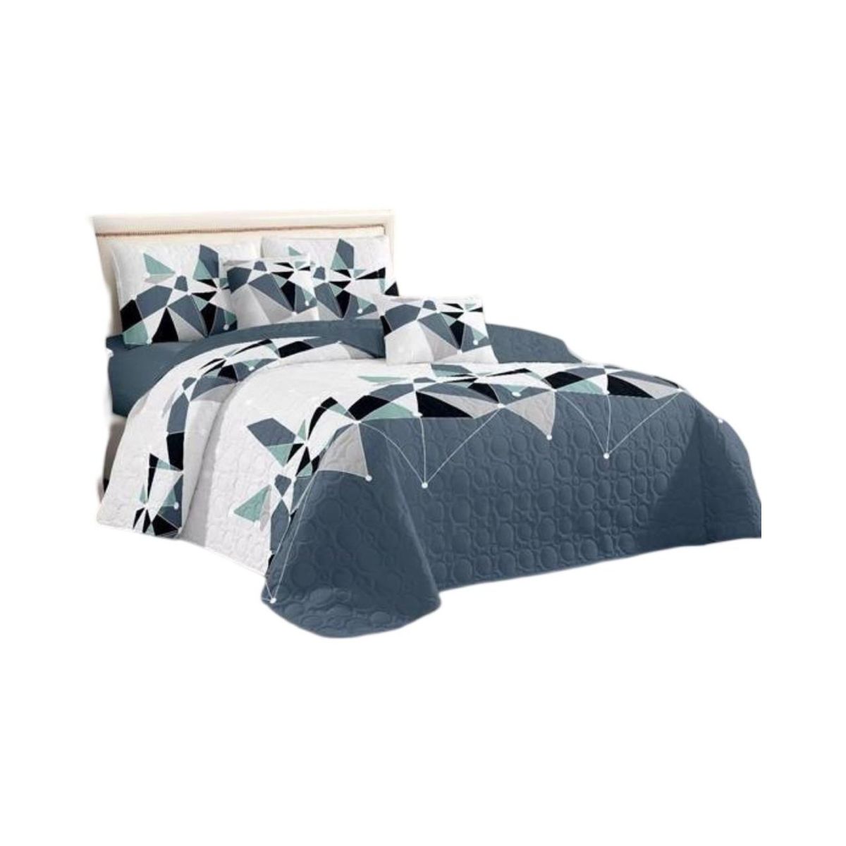 GENERICO - CUBRECAMA FRESCO QUILT DE VERANO 2 PLAZA