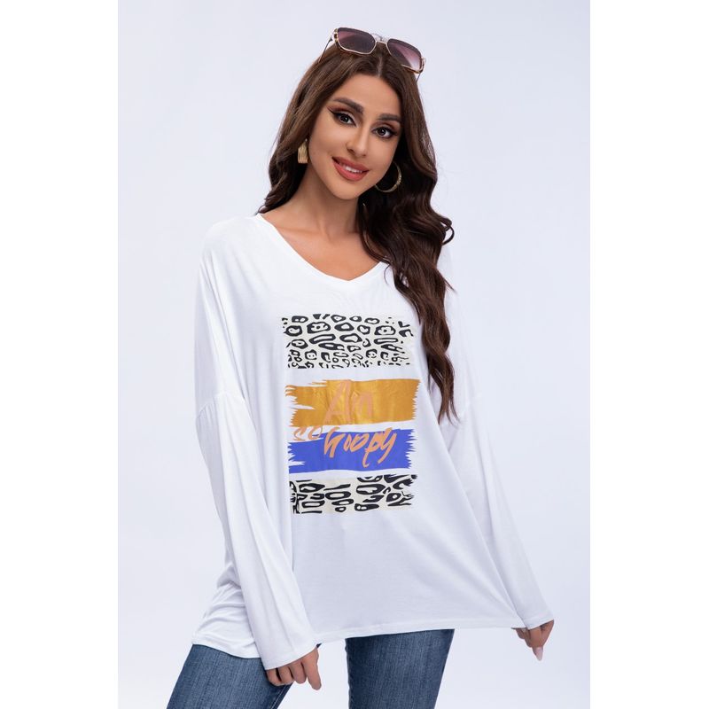MPROPIA - Blusa Polera Mujer Algodon Manga Larga Oversize Diseños 3306_.