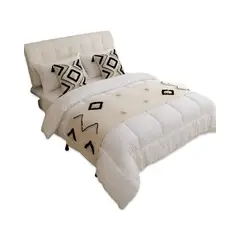GENERICO - JUEGO DE PIECERA MAS FUNDAS DE COJINES ESTILO BOHO