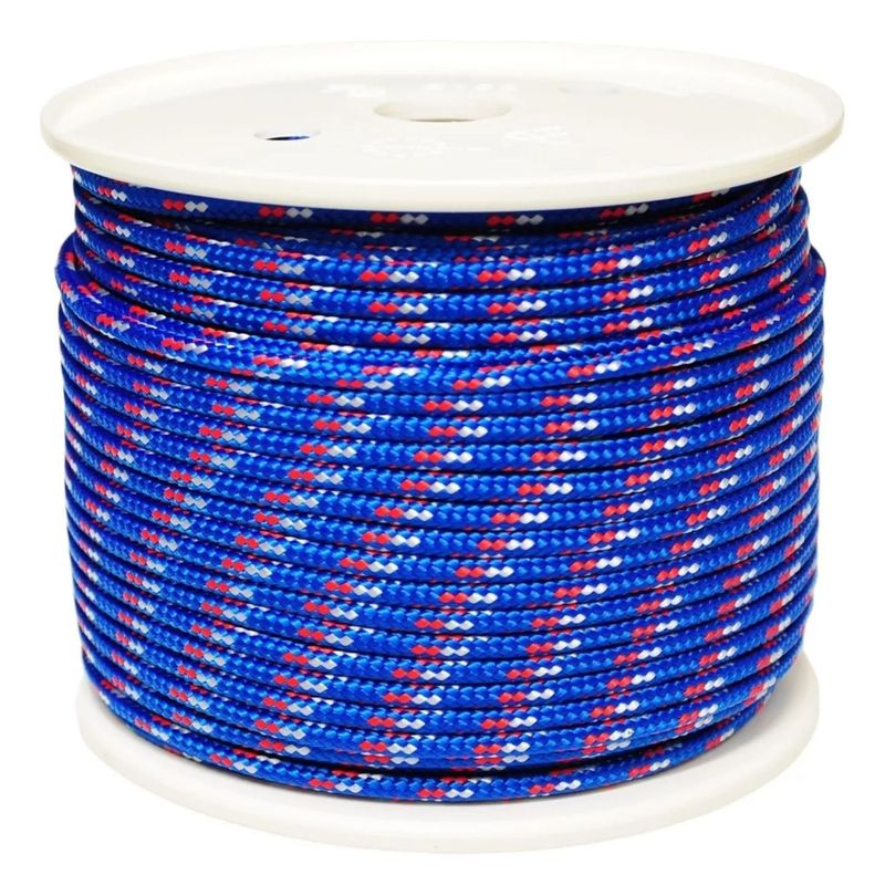 GENERICO - Cordel Cuerda Perlon Trenzado 6 Mm 100 Metros Ferretools
