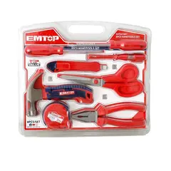 EMTOP - Pack de 8 Herramientas Manuales EHTS01080