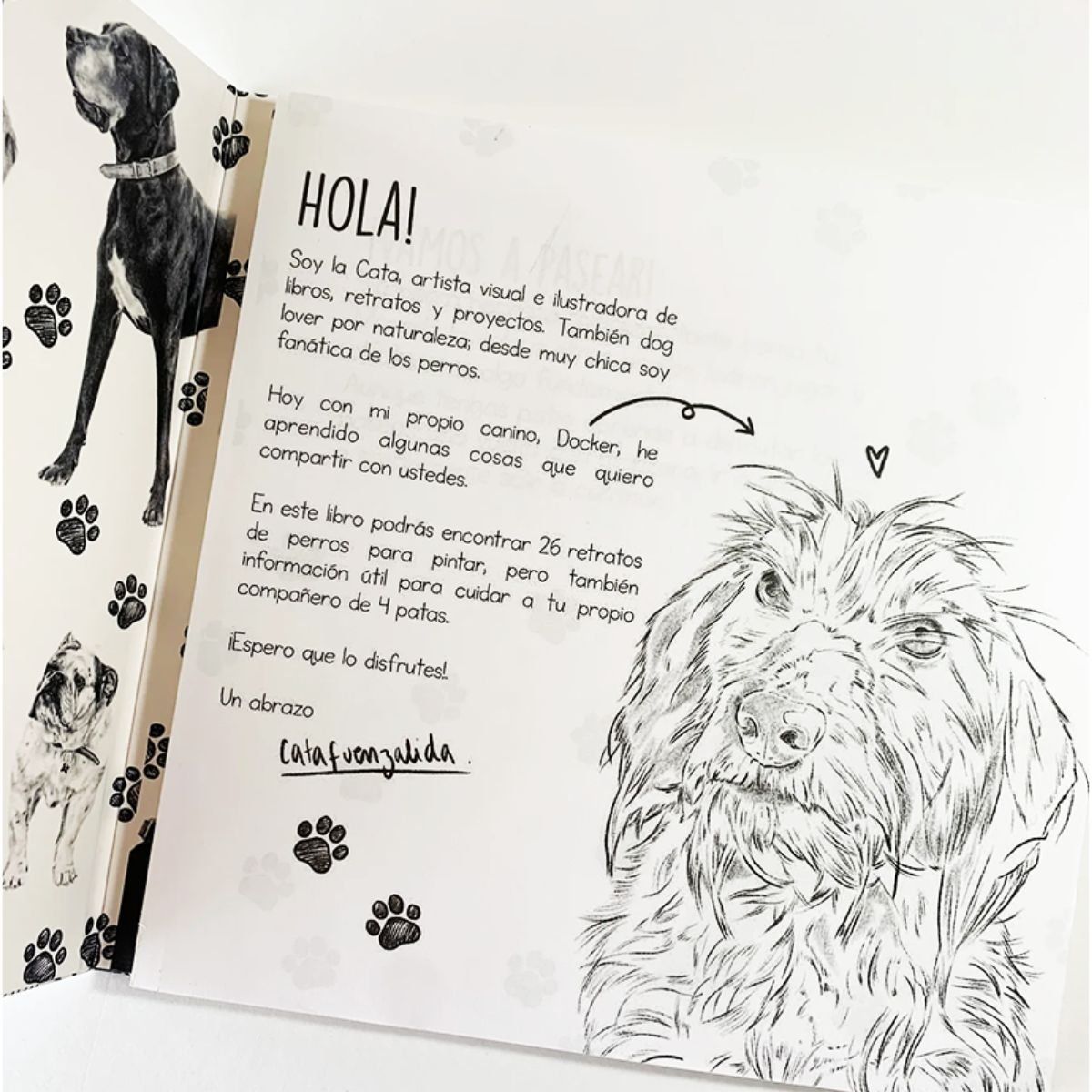 GENERICO - Libro para Colorear Perros Cata Fuenzalida