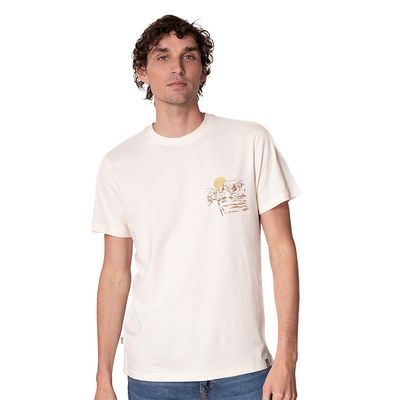 Imagen 2 del producto Polera Hombre Algodón Orgánico Valle De La Luna protección UV