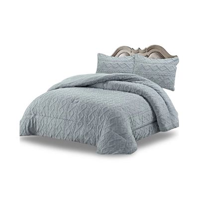 Imagen 2 del producto CUBRECAMA CHIPORRO TRENZADO PLAZA Y MEDIA GRIS