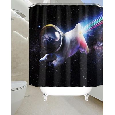 Imagen 2 del producto CORTINA DE BAÑO MAS FORRO DE DUCHA IMPERMEABLE