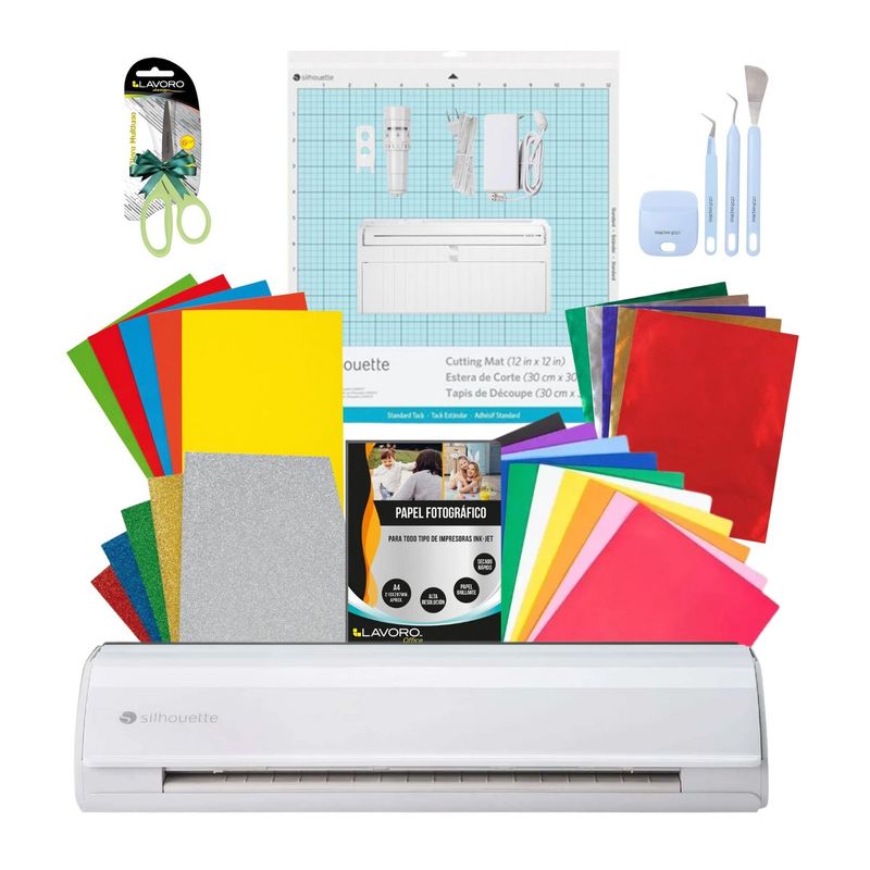 SILHOUETTE - KIT PAPELERIA CAMEO 5 WHITE
