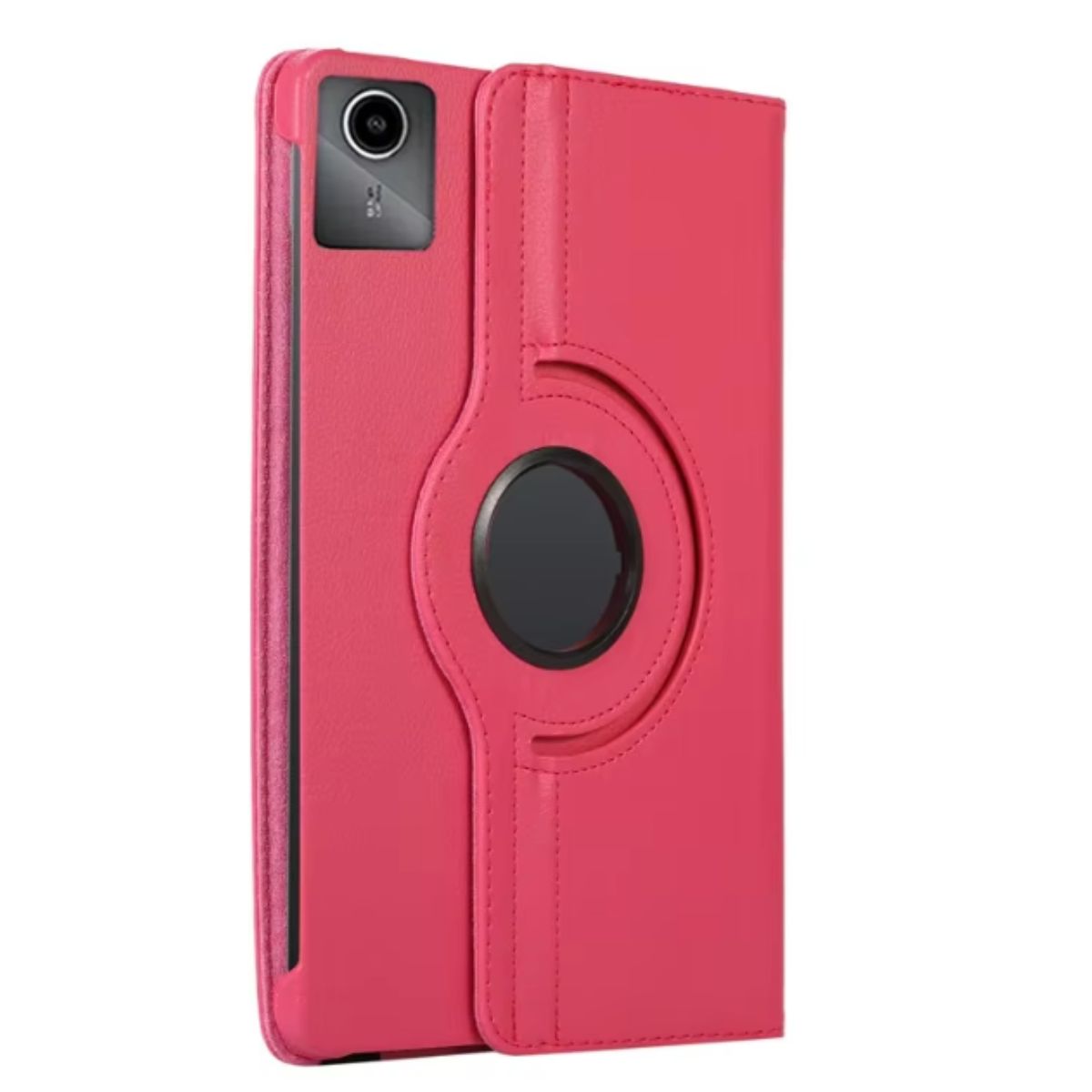 GENERICO - Carcasa Funda Giratoria Para Tablet Lenovo M11 11 2024 Fucsia