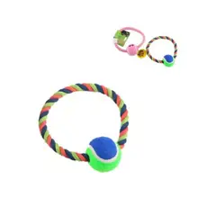GENERICO - Juguete Para Perros Pelota De Tenis Cuerda Mascota