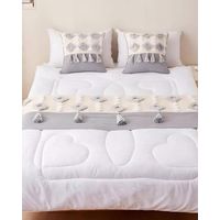 JUEGO DE PIECERA DE CAMA CON 2 FUNDAS MODELO BOHO