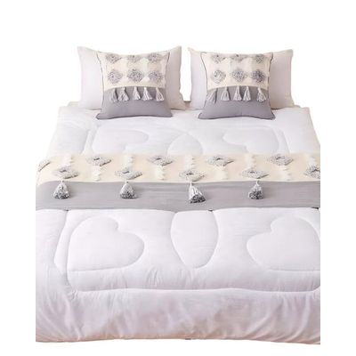 Imagen 2 del producto JUEGO DE PIECERA DE CAMA CON 2 FUNDAS MODELO BOHO