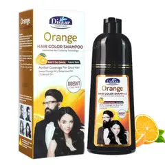 GENERICO - Shampoo Tinte Rápido Cubre Canas Color Negro Orange