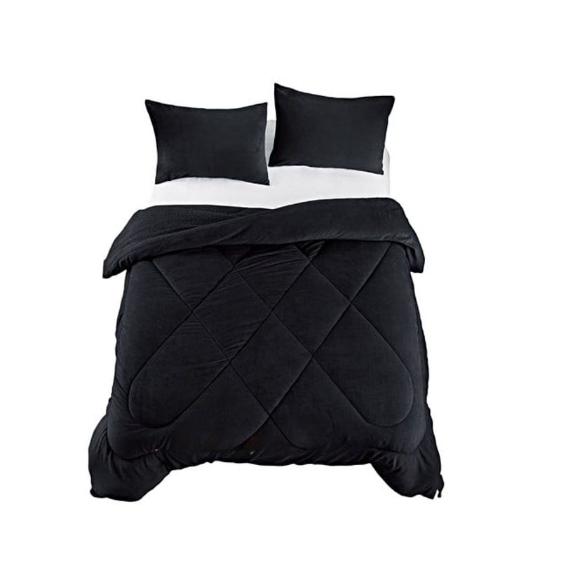 GENERICO - COBERTOR PLUSH CON CHIPORRO INVIERNO 2 PLAZAS N1