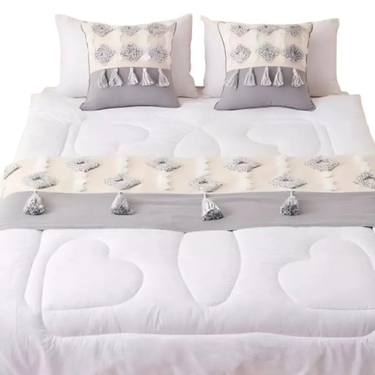 GENERICO - PIECERA DE CAMA DECORATIVA MODELO BOHO