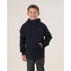 POLEMIC - Poleron escolar full cierre manga Raglan 6 a 10