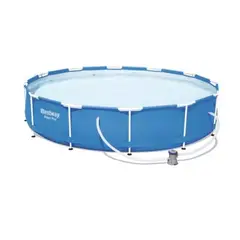 BESTWAY - Piscina Estructural 305 x 76 cm con Filtro Steel Pro