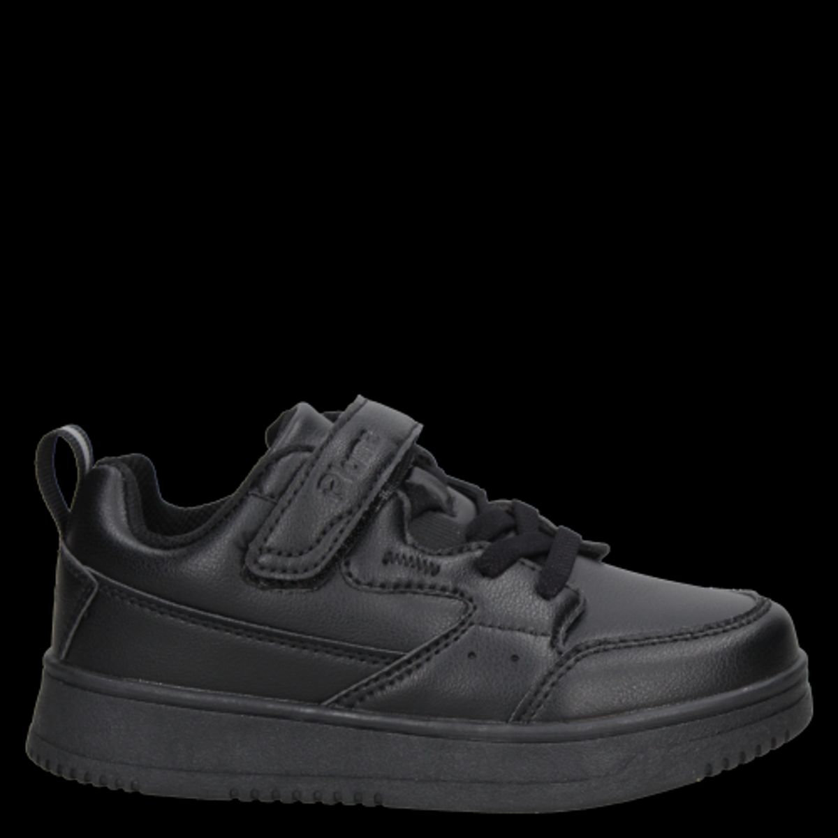 PLUMA - Zapatilla Escolar Unisex Negro Pluma