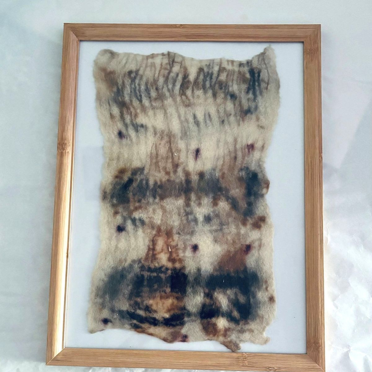 GOIC DISEÑOS - CUADRO HECHO A MANO EN FIELTRO CON ECOPRINT DISEÑO EXCLUSIVO