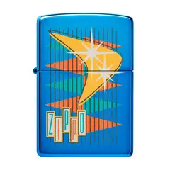 ZIPPO - Encendedor Retro Design Azul ZP49768 - Azul