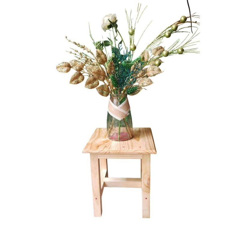 GENERICO - Mesa Madera Pequeña Para Living Maceteros O Auxiliares