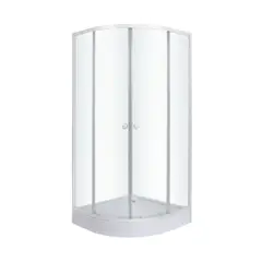 DOER - Cabina ducha Shower Curvo 80 x 80 x 192 cm Blanco