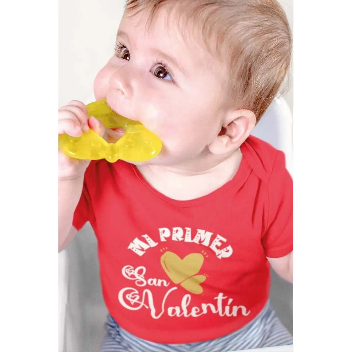 GENERICO - PILUCHOS BODY BEBE MI 1ER SAN VALENTIN DÍA DE LOS ENAMORADOS CORAZÓN
