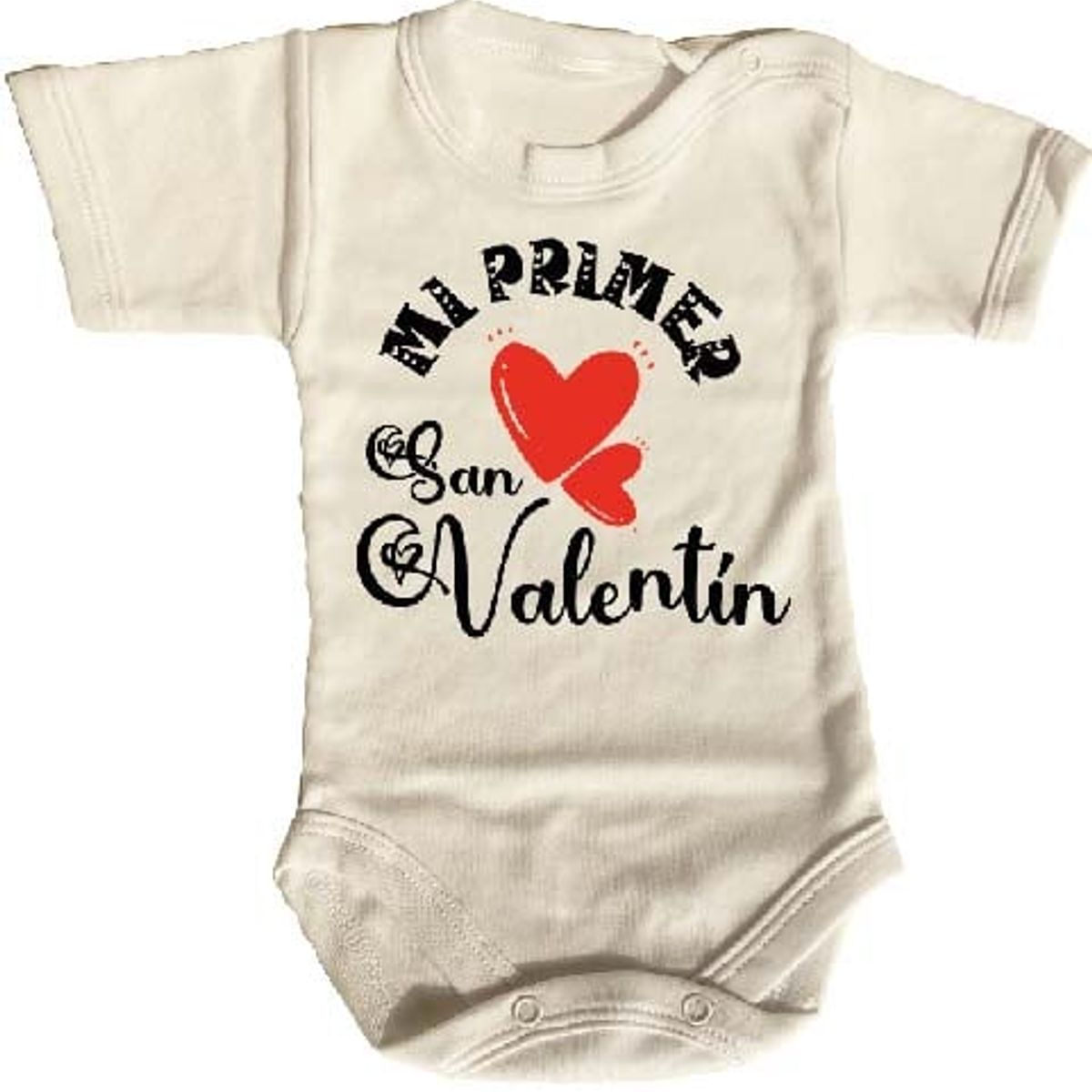 GENERICO - PILUCHOS BODY BEBE MI 1ER SAN VALENTIN DÍA DE LOS ENAMORADOS CORAZÓN
