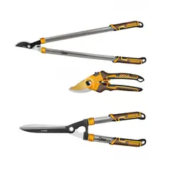 INGCO - Set 3 Tijeras De Poda 8 / 25-34 / 28-35 PuLG Hlt93301