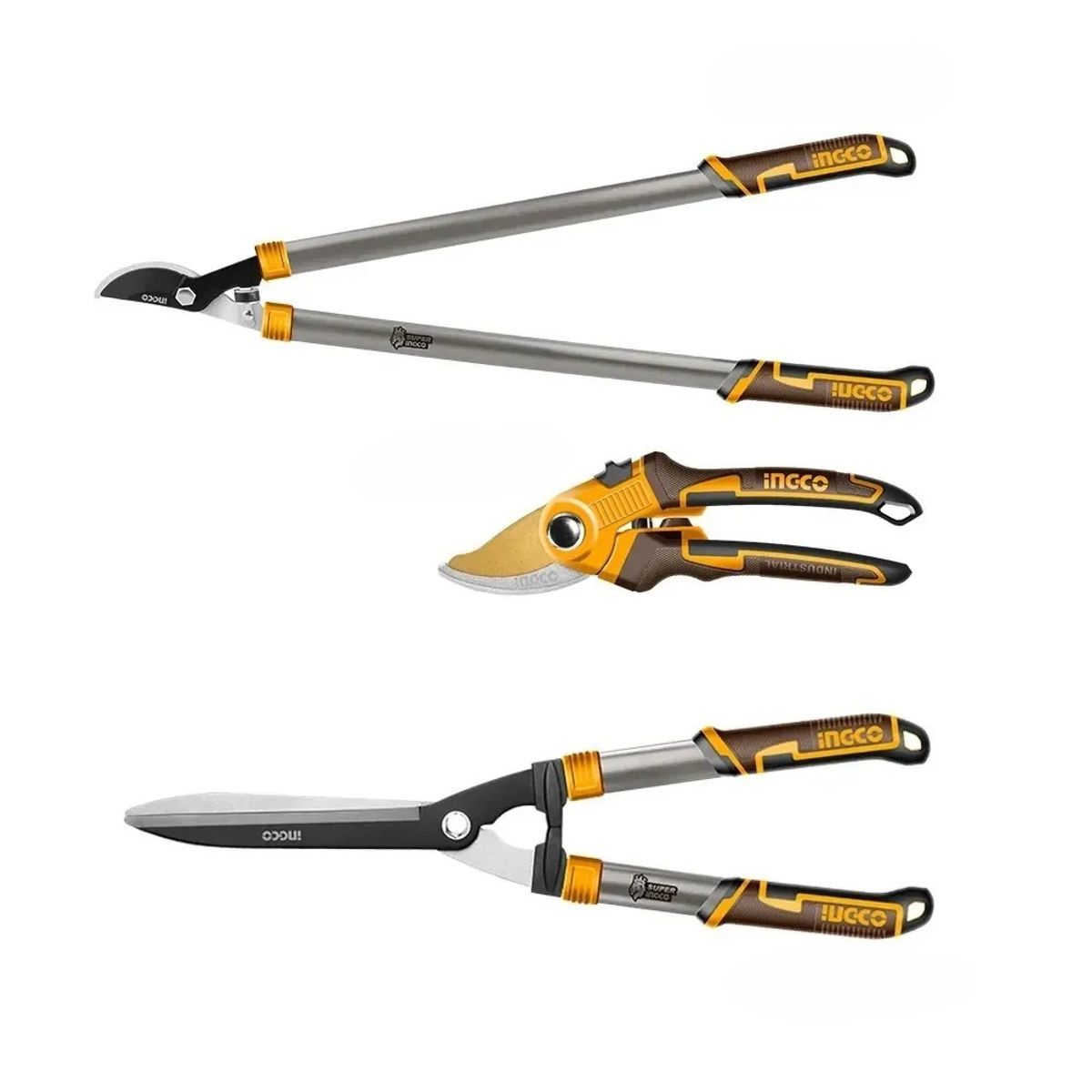 INGCO - Set 3 Tijeras De Poda  Ingco 8 / 25-34 / 28-35 PuLG Hlt93301