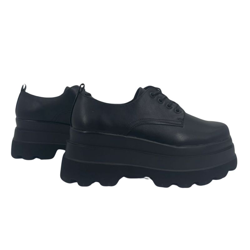 CHICBOMB - Zapatos Plataforma Negro Mujer