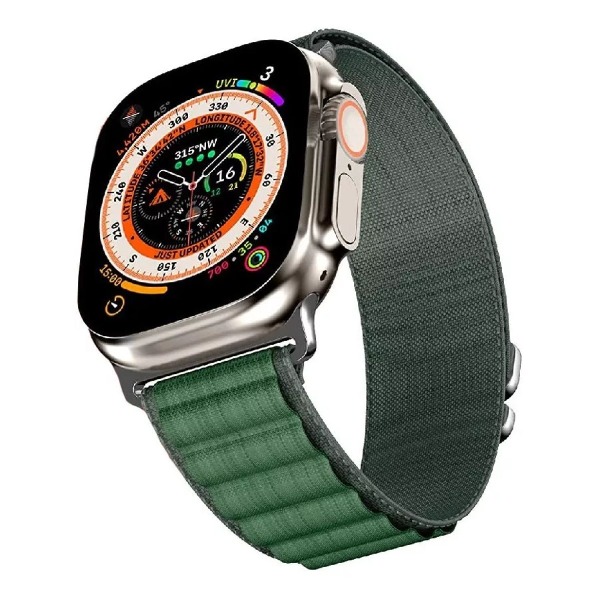 GENERICO - Correa Para Apple Watch Alpine Loop Nylon 42 / 44 / 45 / 49 mm
