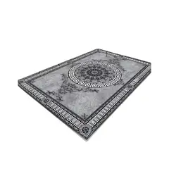 GENERICO - Alfombra Moderna Antideslizante Diseño Geométrico 3D 200X180cm