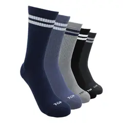 TOP - Calcetines Deportivos Largos Pack 5 C4