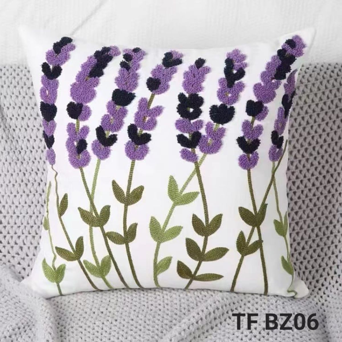 GENERICO - pack 2 fundas de cojin bordados