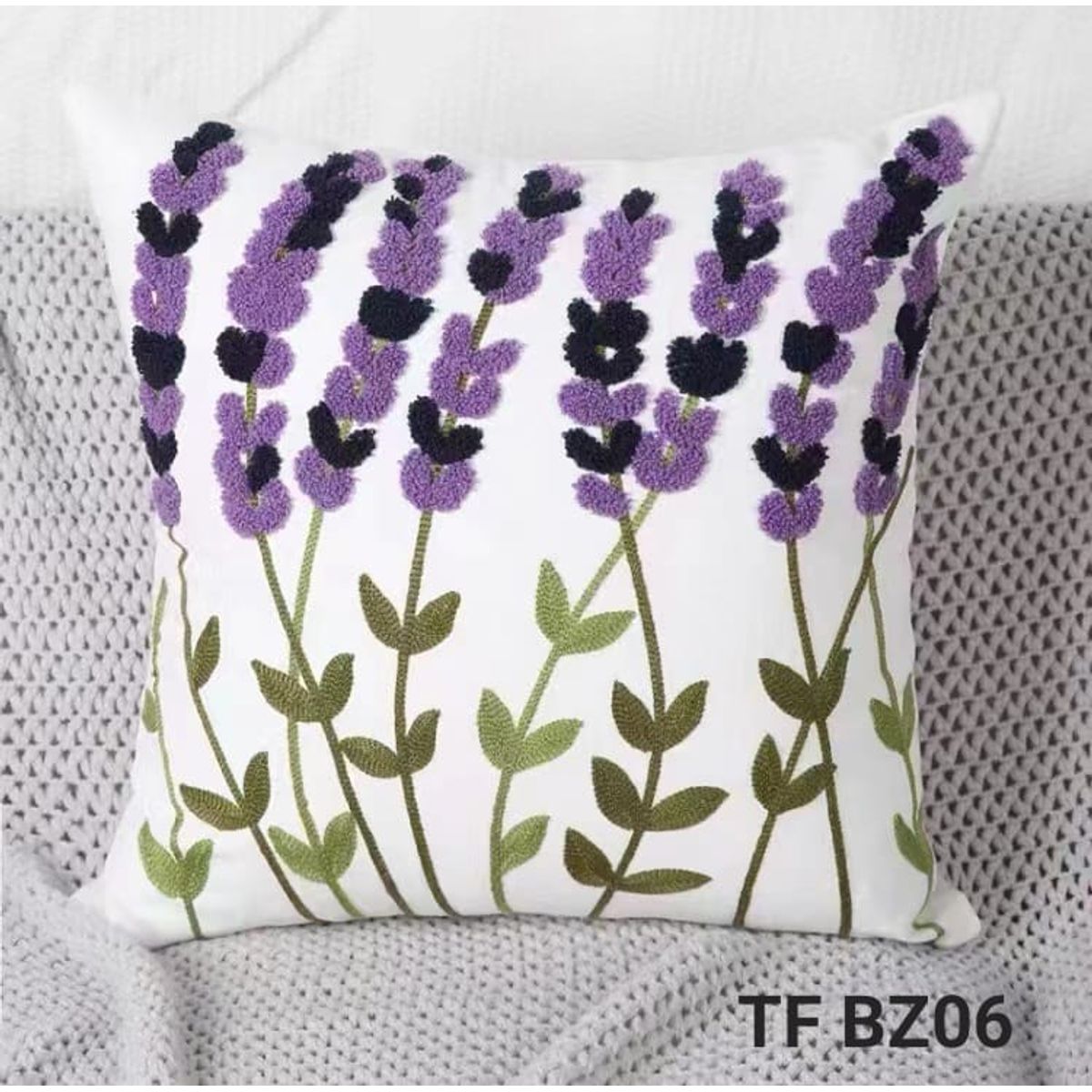 GENERICO - pack 2 fundas de cojin bordados