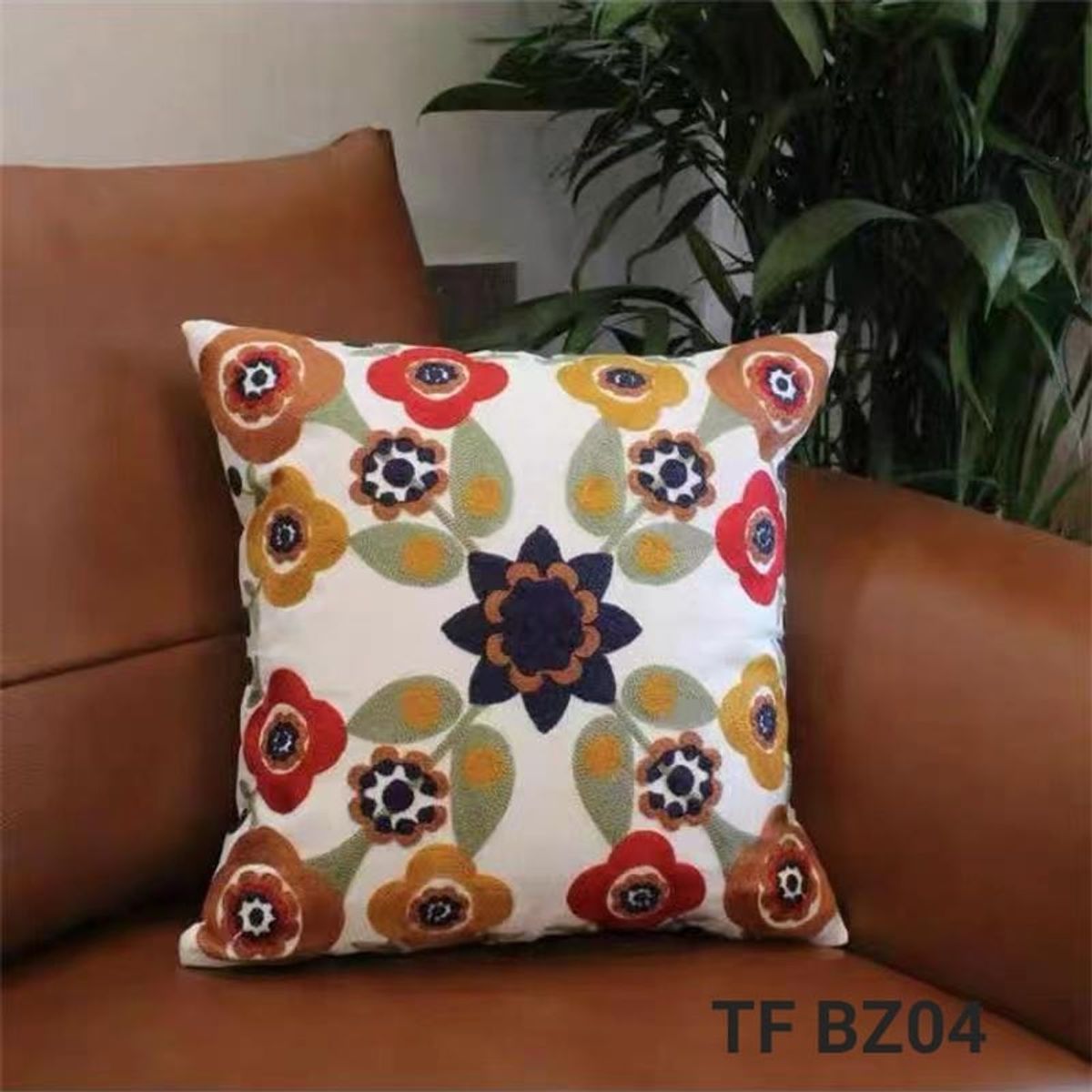 GENERICO - pack 2 fundas de cojin bordados