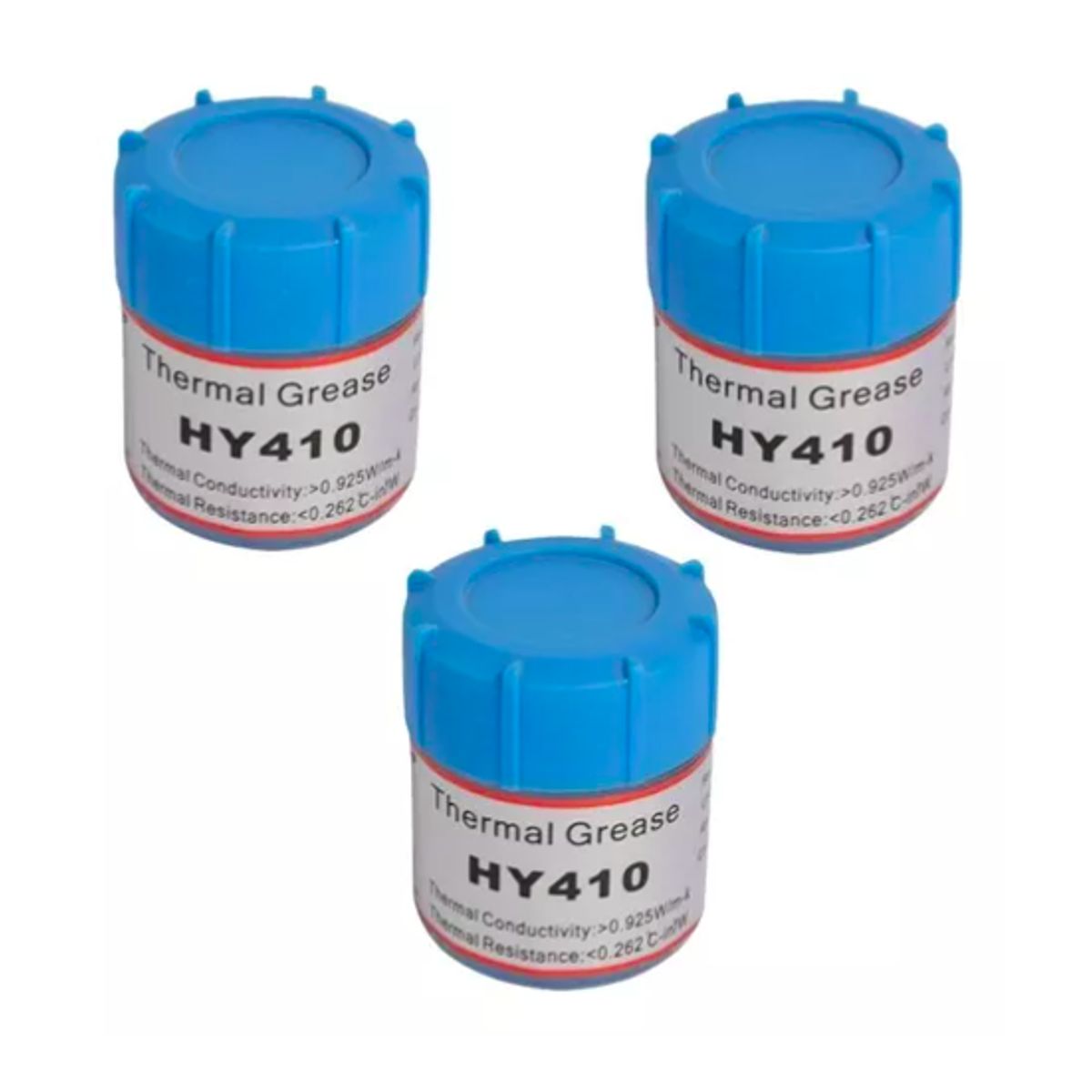 GENERICO - Pack 3 Pasta Térmica Disipadora 10grs Hy410 Blanca