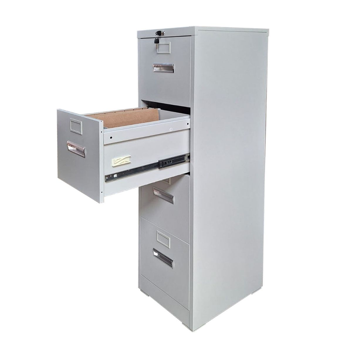 MOBITAT - Kardex Metálico 4 Cajones modelo Angosto Equimet