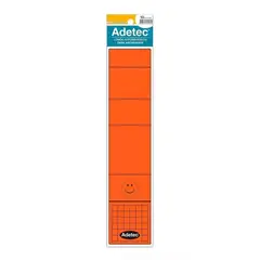 ADETEC - Lomos Autoadhesivos Para Archivador Ancho 10 Unidades