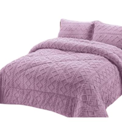 Imagen 2 del producto PLUMON CHIPORRO PARA INVIERNO TRENZADO KING - SUPER KING MORADO