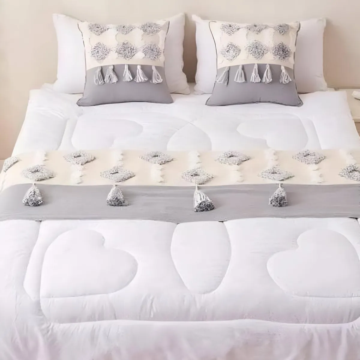 GENERICO - PIECERA DE CAMA DECORATIVA MODELO BOHO