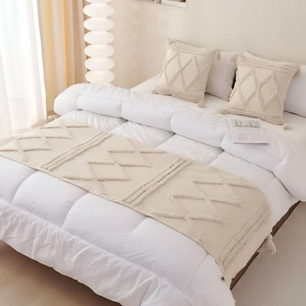 GENERICO - PIECERA DE CAMA DECORATIVA MODELO BOHO