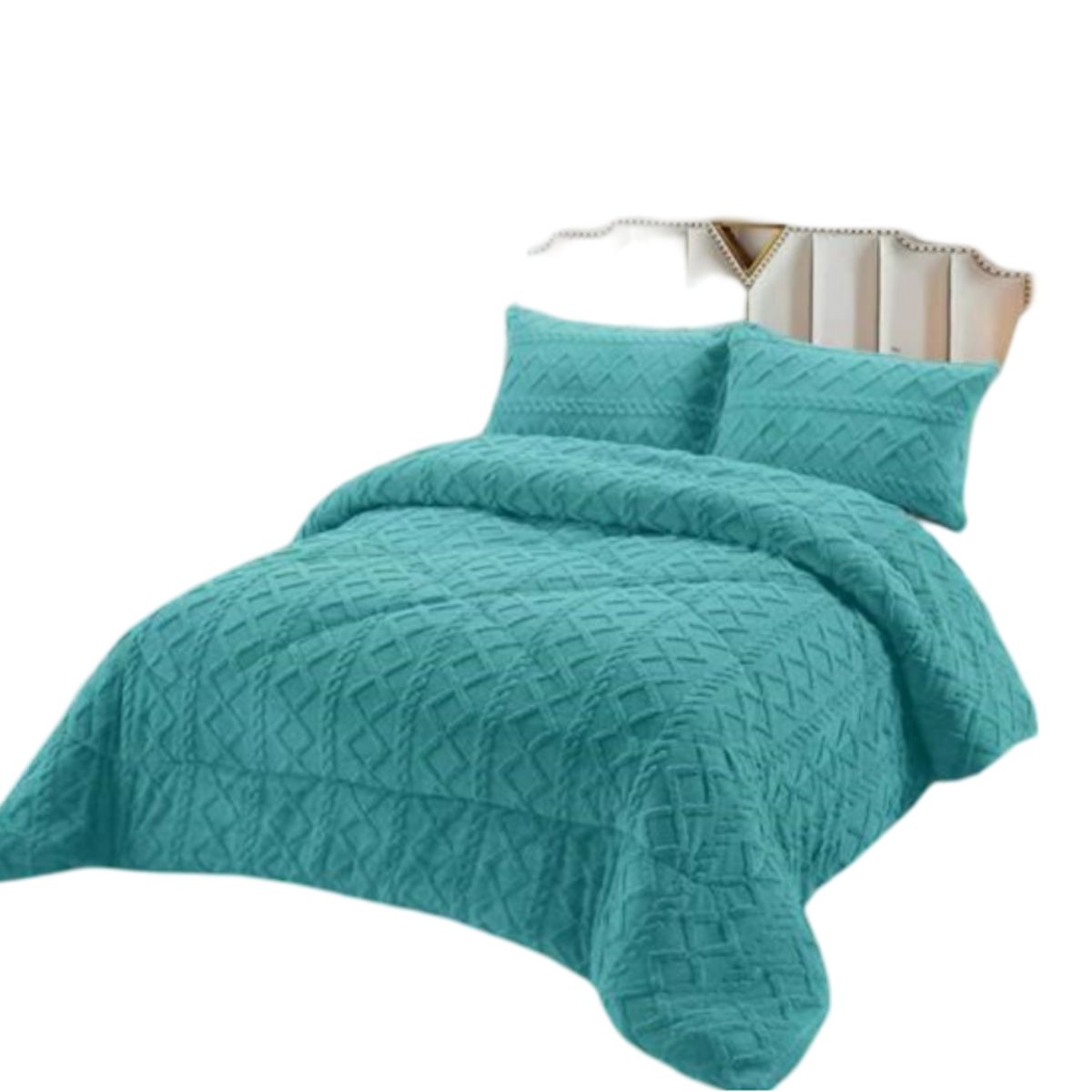 GENERICO - PLUMON CHIPORRO PARA INVIERNO TRENZADO PLAZA Y MEDIA