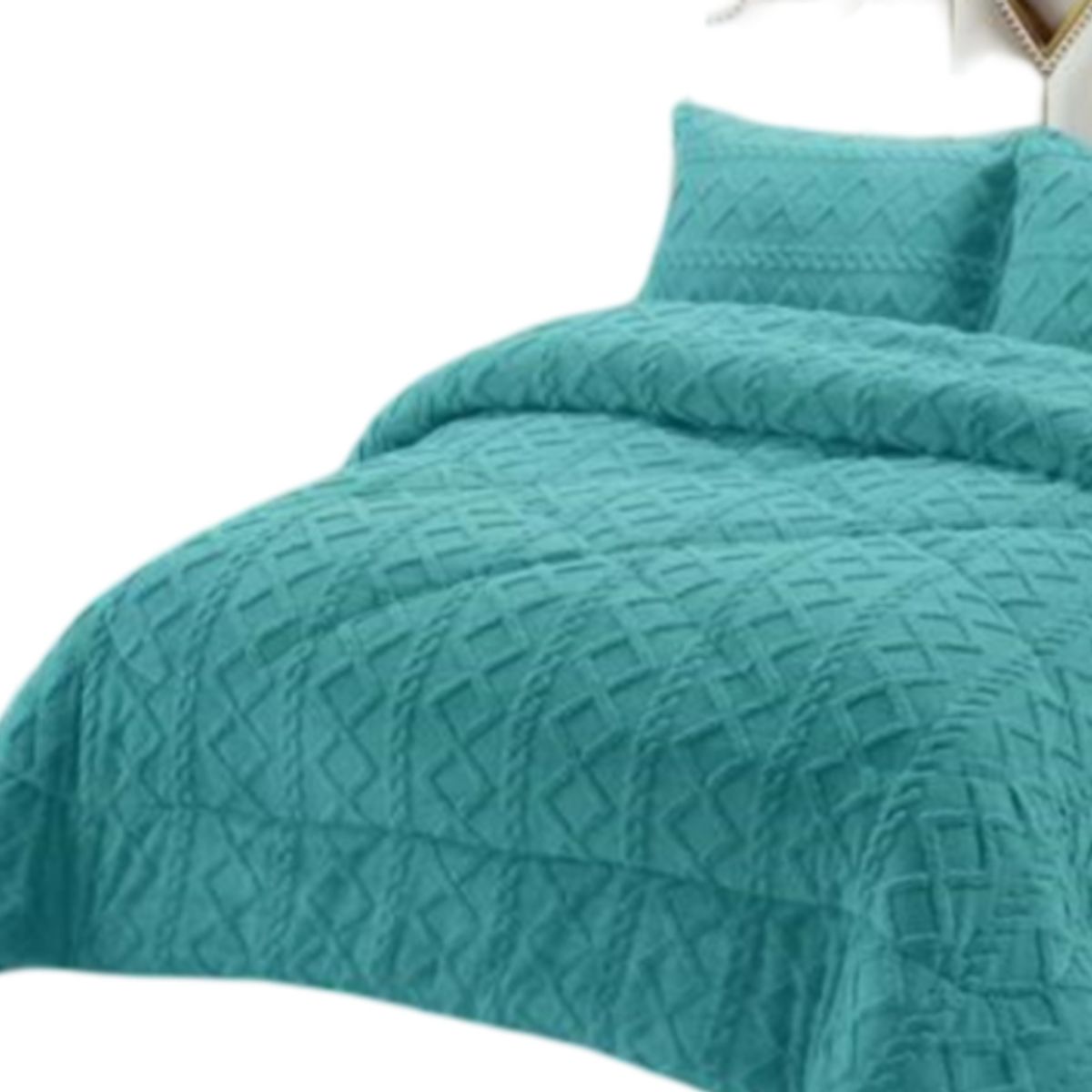 GENERICO - PLUMON CHIPORRO PARA INVIERNO TRENZADO PLAZA Y MEDIA