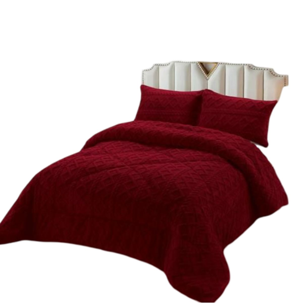 GENERICO - PLUMON CHIPORRO PARA INVIERNO TRENZADO KING - SUPER KING BURDEO