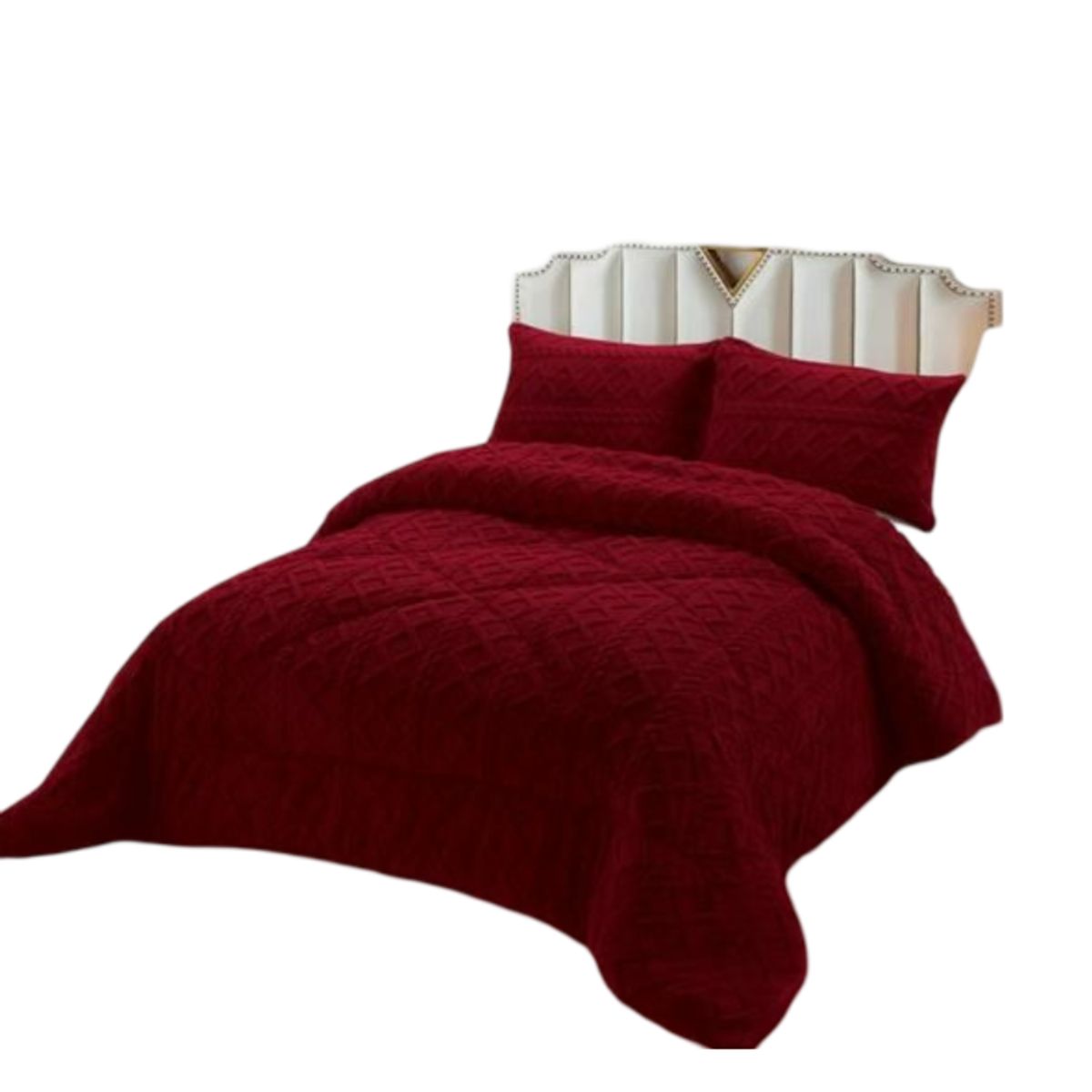 GENERICO - PLUMON CHIPORRO PARA INVIERNO TRENZADO KING - SUPER KING BURDEO